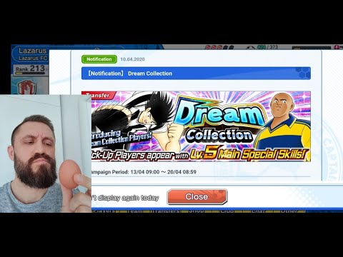 Captain Tsubasa : Dream Team - Easter news + DC Hyuga and Thoram + HA DC Salinas