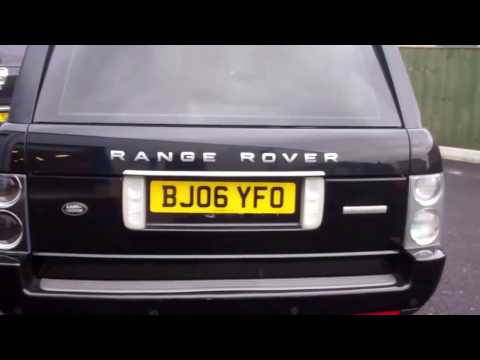 Range Rover L322 smoked supercharged rear lights demo