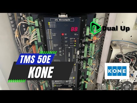 Kone TMS 50e - traction elevator in Brazil, amazing - Como eram e ainda são os elevadores Kone.