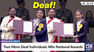 Two More Deaf Individuals Win National Awards