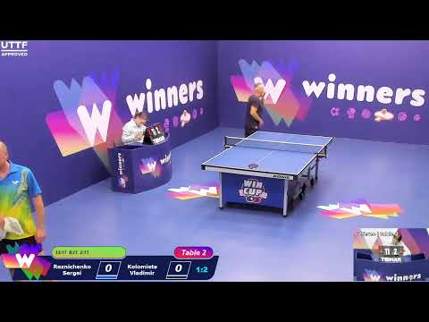 WINners CUP table 2  15.09  Reznichenko Sergei - Kolomiets Vladimir 19:30