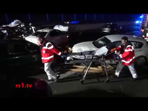 2017-02-13 Massenunfall Autobahn A1 Remscheid