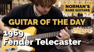 Video thumbnail for Guitar of the Day: 1969 Fender Telecaster Blonde | Norman's Rare Guitars by Normans Rare Guitars