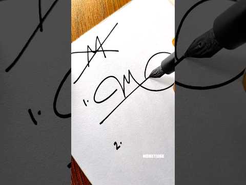 How to sign for the letter M ❤ ?