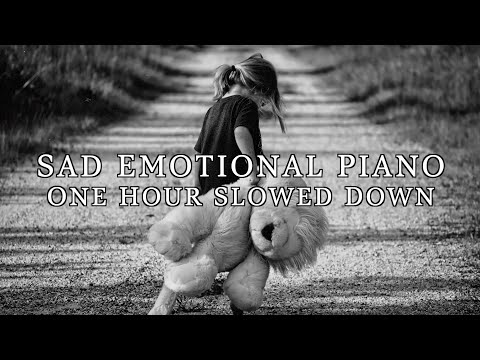 Sad Emotional Piano (Slowed Down) - One Hour Version - Free To Use Background Music