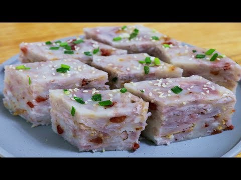Classic Cantonese Steamed Taro Cake