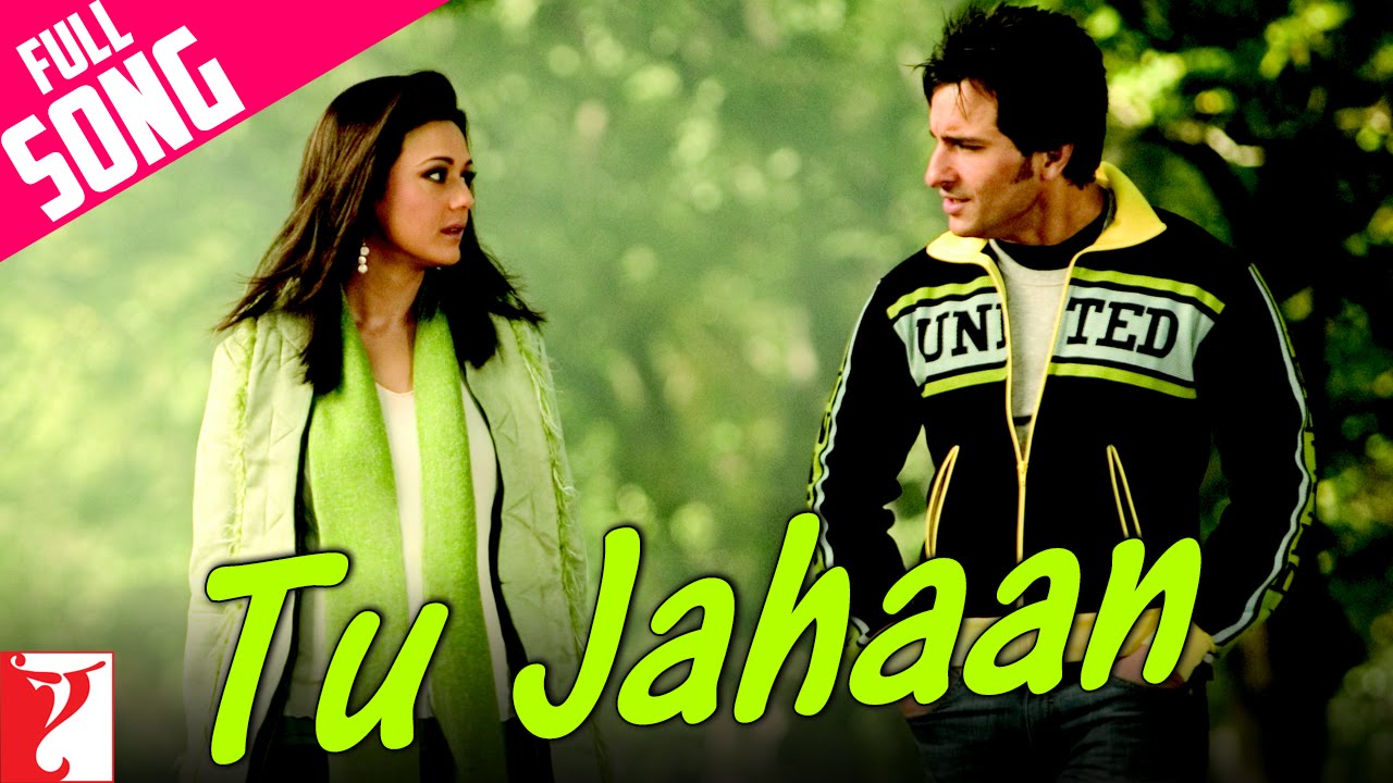 Tu Jahan Lyrics  | Salaam Namaste | Saif Ali Khan, Preity Zinta | Mahalakshmi Iyer, Sonu Nigam | Shekhar Ravjiani, Vishal Dadlani