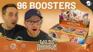 WILDS UNKNOWN Booster Case Opening INSANE PULLS! | 96 Booster Packs Disney Lorcana TCG