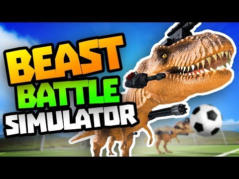 DUMBEST SOCCER GAME EVER - Beast Battle Simulator Gameplay - Dinosaur Football Sandbox