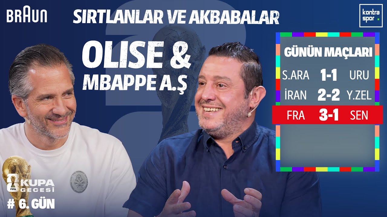 🔴 CANLI | İran - Yeni Zelanda, Fransa - Senegal | Nihat Kahveci, Nebil Evren | Kupa Gecesi #6
