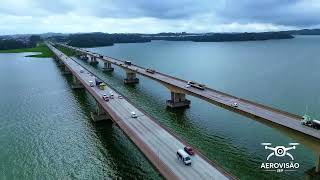 Sobrevoando a Represa Billings a respresa que abastece toda grande SP