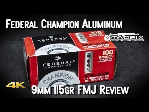 New Ammo - Federal Champion Aluminum 9mm - Ammo Breakdown
