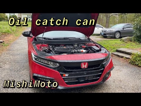 Installing an oil catch can on my 10th GEN Honda Accord