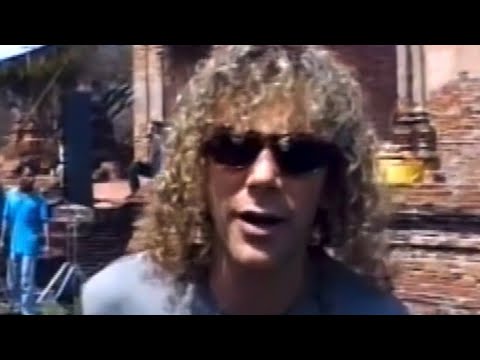 David Bryan on the set of This Ain’t a Love Song Music Video