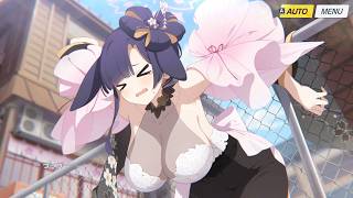 ツクヨ(ドレス) モモトーク＆絆ストーリー(1~4話)【ブルーアーカイブ】