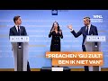 Discussie tussen Rutte en De Jonge: 'Ik ben niet in de business van overtuigen'