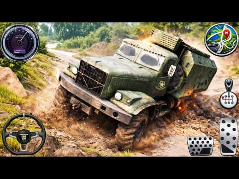 Army Truck Driving Cargo Games - US Offroad Army Truck Driving 3D 2025 - Andriod Gameplay