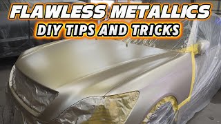 How to Spray a High Metallic Base Coat Like a Pro (Light Gold Paint)