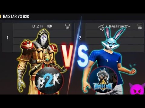 B2K VS RAISTAR | BORN2KILL AWM GOD VS ONE TAP KING RAISTAR - CRAZY ROOM ONLY RED DAMAGE