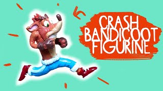 HOW TO : CRASH Bandicoot | It&#39;s About Time | Polymer clay figurine tutorial