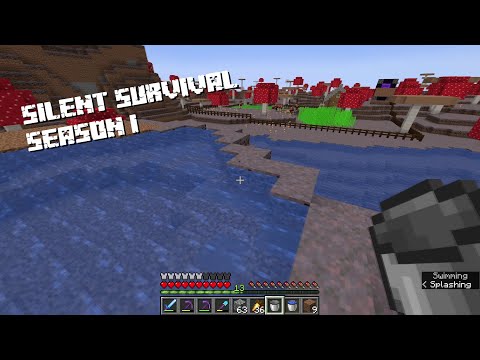 creating a pond next to the lake | silent survival S1 E144 | 4K |《Minecraft》