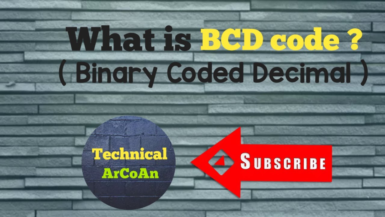 BCD code | Binary Coded Decimal | Decimal vs Binary vs BCD  code