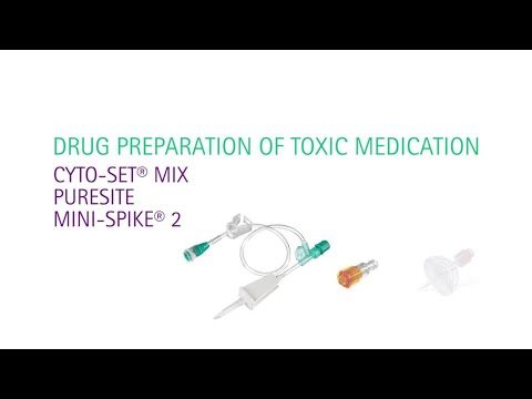 Cyto-Set® Mix, Puresite, Mini-Spike® 2 - Drug Preparation of Toxic Medication
