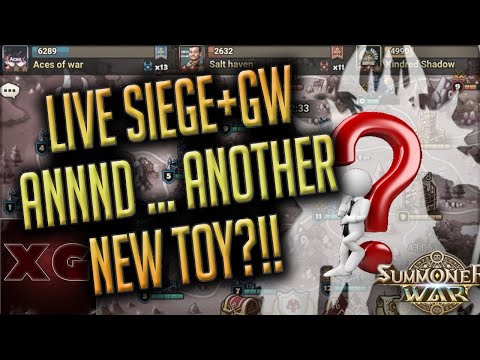 LIVE: New Toy Playday + Siege vs Kindred Shadow & Salt Haven : Summoners War