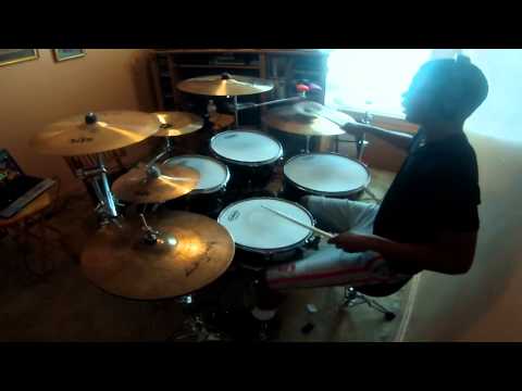 David Dalton Jr - August Burns Red - White Washed Drum Cover