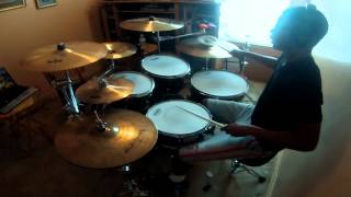 David Dalton Jr - August Burns Red - White Washed Drum Cover