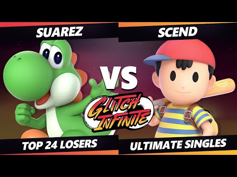 Glitch Infinite Top 24 - Suarez (Yoshi) Vs. Scend (Ness) - SSBU Ultimate Tournament