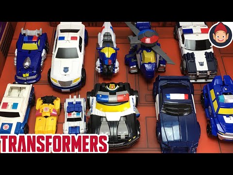Transformers Toys Police Cars Collection With Chase Bumblebee Whirl Barricade トランスフォーマー 變形金剛