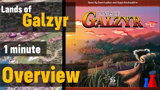 Lands of Galzyr -1 minute Overview - Peaky Boardgamer