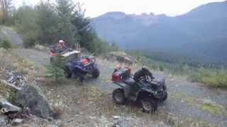 preview picture of video 'CAMPBELL RIVER BC ATV  RIDING'