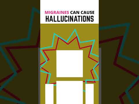 偏頭痛は実は幻覚の原因になる！？#ショートパンツ #教育 (Migraines Can Actually Cause Hallucinations!? #shorts #education)