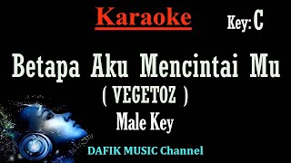 Download lagu Betapa Aku Mencintaimu /BAM (Karaoke) Vegetoz Nada Pria/ Cowok/ Male key C mp3