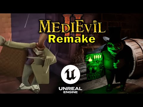Medievil 2 menu scene remade in Unreal (4K)