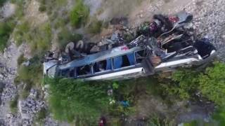 Accidente en sierra victoria rumbo a san luis