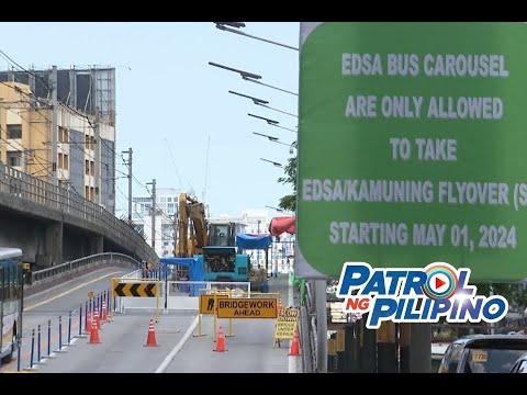 EDSA-Kamuning service road sarado sa mga motorsiklo Patrol ng Pilipino