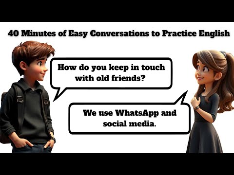 40 Minutes of Easy Conversations to Practice | English Speaking and Listening For Beginners