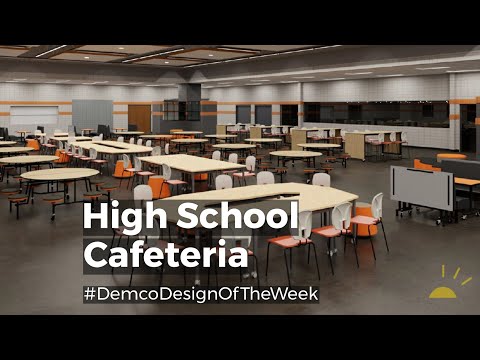 Refeitório do Ensino Médio | #DemcoDesignOfTheWeek