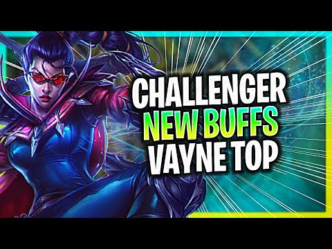 WHEN KOREAN CHALENGER PLAYS VAYNE TOP vs DARIUS WITH NEW BUFFS!