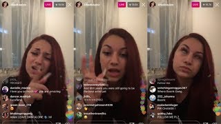 Bhad Bhabie REACTS to KISSING BoonkGang VIDEO and Speaks on WOAH VICKY Beef via InstagramLIVE