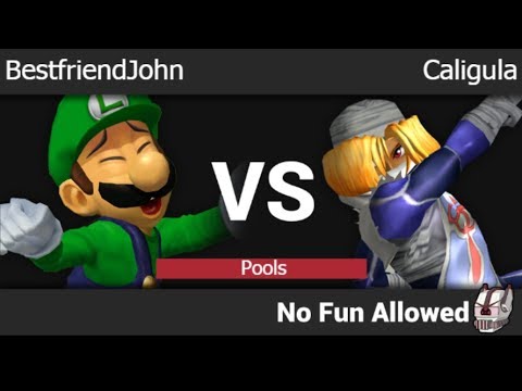 NFA 3 - BestfriendJohn (Luigi) vs Caligula (Sheik) Pools - Melee