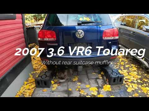 3.6 VR6 Touareg muffler delete and replacement