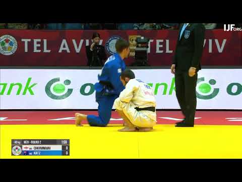 Grand Slam Tel-Aviv 2023. Day 1. 60 kg. R2. CHKHVIMIANI Lukhumi (GEO) - KATZ Joshua (AUS)