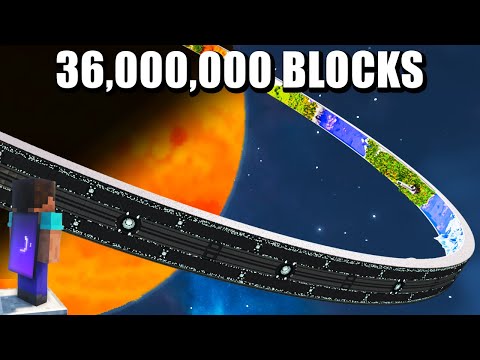 How I Built A RINGWORLD MEGA STRUCTURE In Minecraft