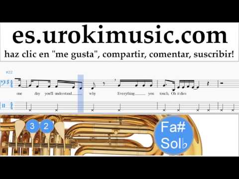 Como Tocar Tuba Passenger - Let Her Go Tablatura Parte#2 um-i927