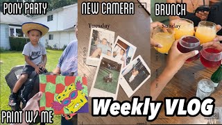 WEEKLY VLOG | Pony Party | New Hair Color | Passport Reveal | Painting & More | #TATIANAMONAE'