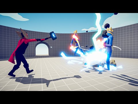 THOR vs x2 SUPER BOXERS - Totally Accurate Battle Simulator | TABS